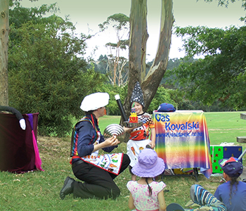 Auckland kids magic show performance photo