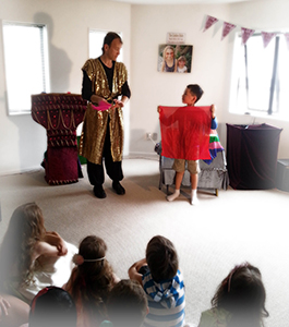 Auckland kids magic show performance photo