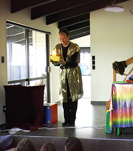 Auckland kids magic show performance photo