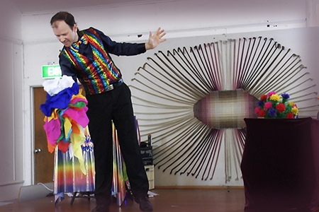 Auckland kids magic show performance photo