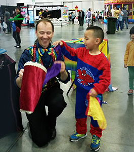 Auckland kids magic show performance photo
