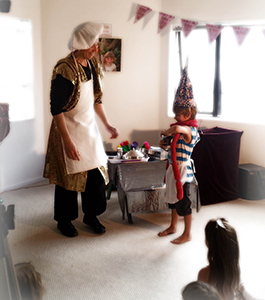 Auckland kids magic show performance photo