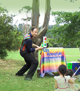 Auckland kids magic show performance photo